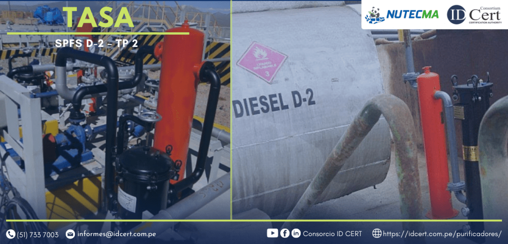 problema de combustible contamida en TASA comos e soluciono con el purificador de combustible
