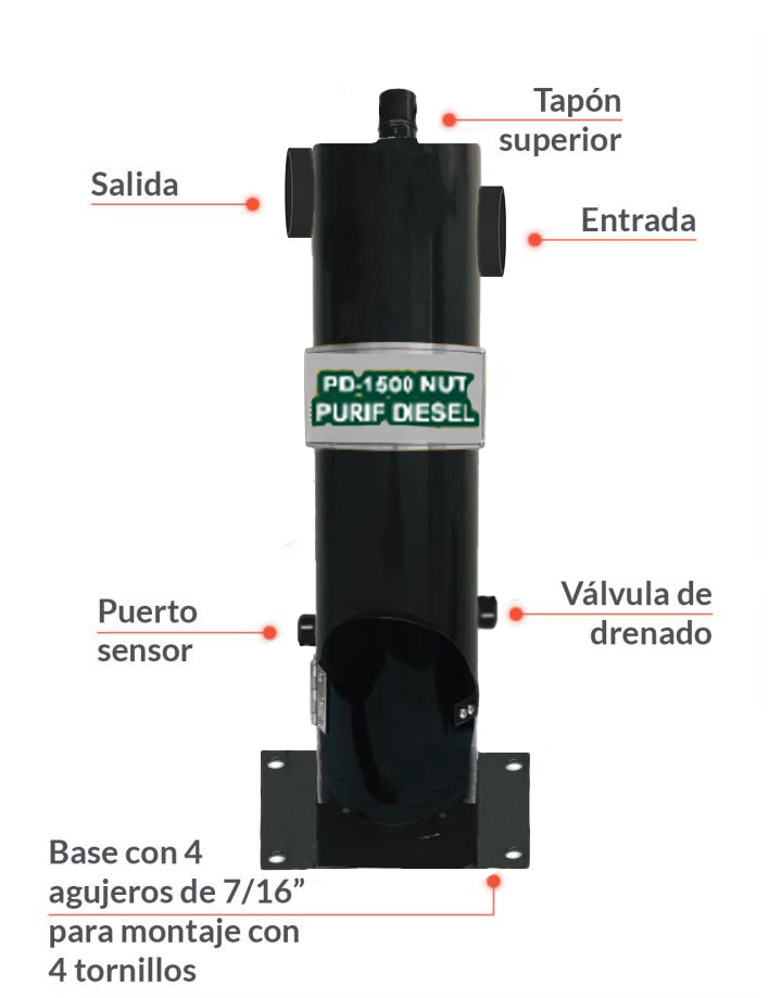 PD-1500 NUT PURIF DIESEL