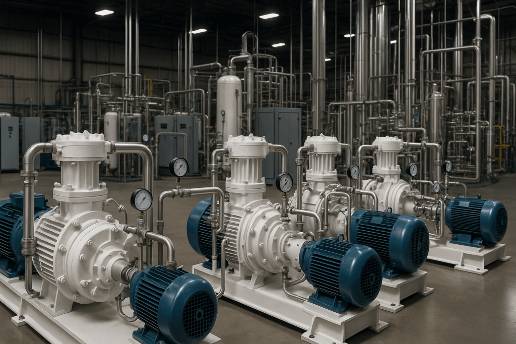 Compresores RIX Industries Tecnología libre de aceite en gases industriales compresores